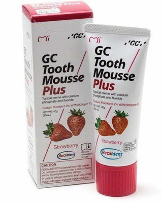 GC Tooth Mousse Tooth Mousse Plus Strawberry 40g/35ml Toothpaste(40 g)