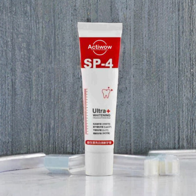 ACTIWOW SP4 Teeth Whitening Paste for Sparkling White Teeth and Healthy Gums Toothpaste(40 g)