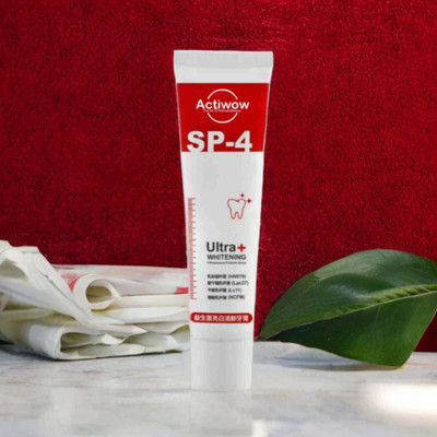 ACTIWOW SP4 Whitening Mint Paste for Stain-Free Teeth and Fresh Mint Flavor Toothpaste(40 g)