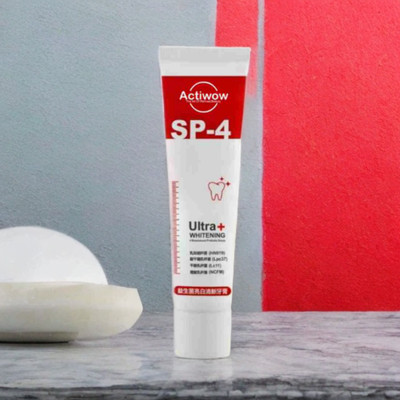 ACTIWOW SP4 Ultra Whitening Toothpaste for Deep Stain Removal and Freshness Toothpaste(40 g)