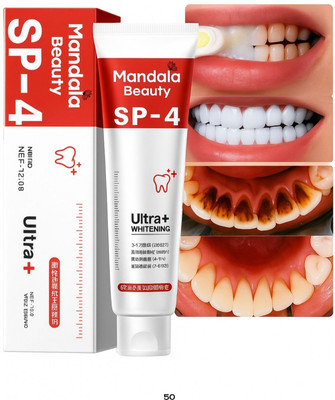 mandala beauty SP-4 Ultra Whitening Probiotic Toothpaste for men and women Toothpaste A50 Toothpaste(100 g)