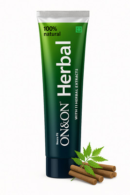 Neura Fit On & On Herbal Toothpaste | Fresh Breath | Ayurvedic Formula | Herbal Extracts Toothpaste(150 g)