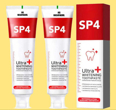 hghasayagirl SP 4 old is gold Tooth Crazy Paste Review: Whitening Update of SP 4 Ultra Toothpaste(60 g, Pack of 2)