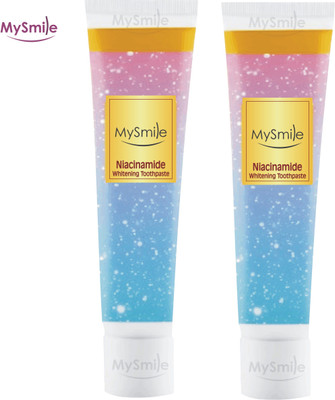 Mysmile Niacinamide Whitening Toothpaste N-21 Toothpaste(200 g, Pack of 2)