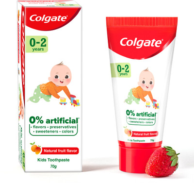 Colgate Kids (0-2 years) Natural Fruit Flavour Toothpaste(70 g)