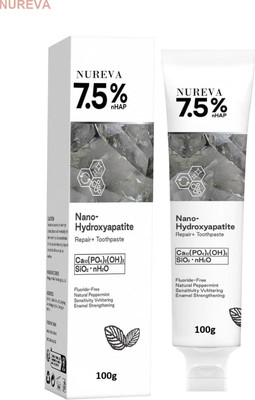 nureva Hydroxyapatite Toothpaste for Fresh Whitening & Enamel Repair Toothpaste(100 g)