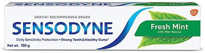 SENSODYNE Toothpaste Fresh Mint, Sensitive Toothpaste For Daily Protection Toothpaste(150 g)