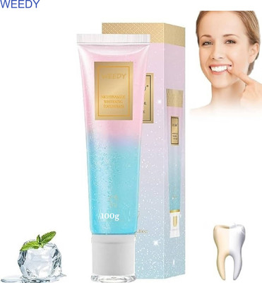 WEEDY Niacinamide Toothpaste – Soothes Gums & Whitens Teeth Toothpaste(100 g)