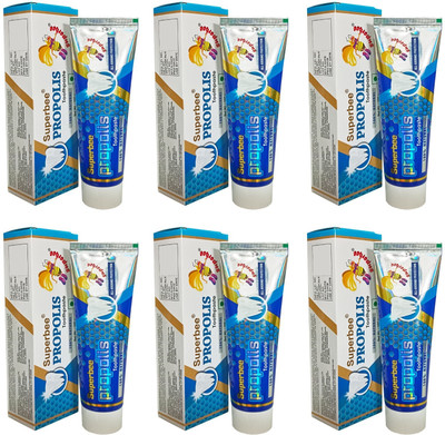 Super Bee Superbee Propolis Toothpaste (100Gm) Combo of 6pcs. Toothpaste(600 g)