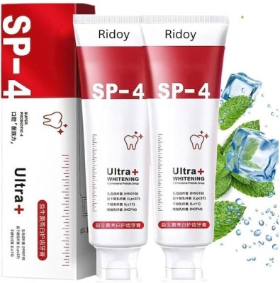 Ridoy SP4 Toothpaste: Unlock Your Brightest Smile Toothpaste(30 g, Pack of 2)