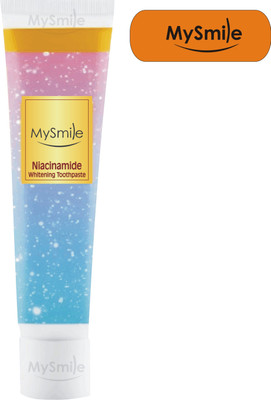 Mysmile Intensive Niacinamide whitening toothpaste for stain removal I tooth8 Toothpaste(100 g)