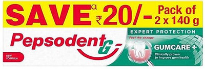 PEPSODENT Expert Protection Gum Care Toothpaste Toothpaste(140 g, Pack of 2)