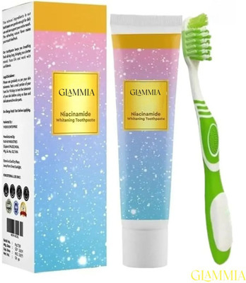 GLAMMIA Niacinamide Whitening Toothpaste | For Smooth Polished Teeth Toothpaste(100 g)