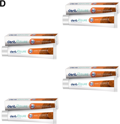 Rastic Assure Dent Gano Toothpaste Pack of 4 -7 Toothpaste(400 g, Pack of 4)