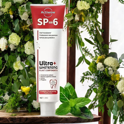 ACTIWOW SP 6 Ultra Whitening Toothpaste for Stain-Free Teeth Toothpaste(40 g)