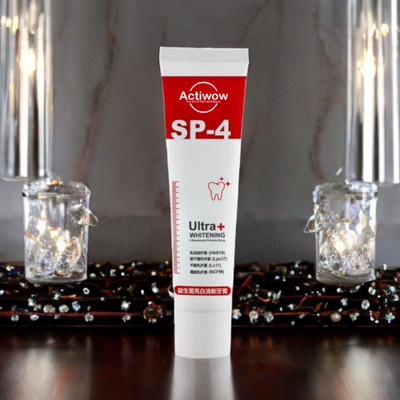 ACTIWOW SP-4 Extra Whitening Charcoal Toothpaste for Stains & Freshness OS Toothpaste(40 g)