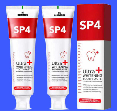 hghasayagirl SP 4 old is gold Tooth Paste Review: Crazy Whitening Update of SP 4 Ultra Toothpaste(60 g, Pack of 2)