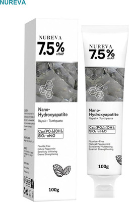 nureva Hydroxyapatite Toothpaste for Safe Family Oral Hygiene Toothpaste(100 g)