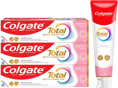 Colgate Total Sensitive (150g x 3pc) Toothpaste(450 g, Pack of 3)