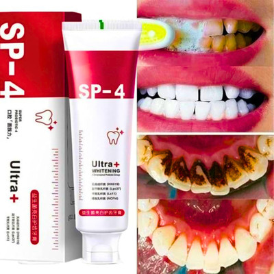 Crulla Sp-4 Ultra Whitening Probiotics Bamboo Charcoal Toothpaste (50 g, Pack of 1 Toothpaste(50 g)