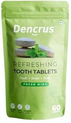 Dencrus Tooth Tablets | REFRESHING MINT | 60 Tablets Toothpaste(41 g)