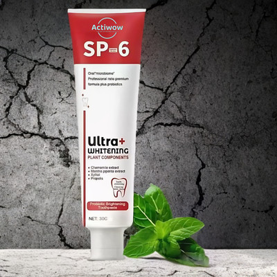 ACTIWOW SP 6 Ultra Whitening Toothpaste for Total Whitening & Sensitivity Relief Toothpaste(40 g)