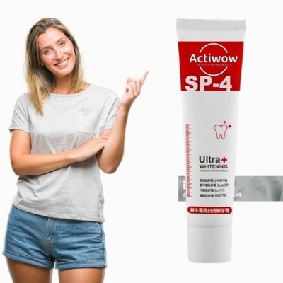 ACTIWOW SP 4 Ultra Deep Clean Charcoal Whitening Toothpaste Toothpaste(40 g)