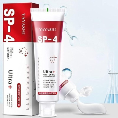 Fezora SP 4 - Ultra Brightening Toothpaste Advanced Whitening Formula PACK OF 30 GM Toothpaste(30 g)