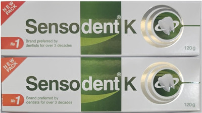 sensodent K Medicated Dental Toothpaste - 2 x 120g Toothpaste(240 g)