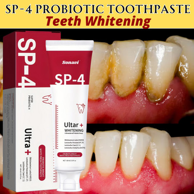 Sonavi Toothpaste for Strong Teeth & Clean Gums Extra Whitening Fluoride Toothpaste(60 ml)