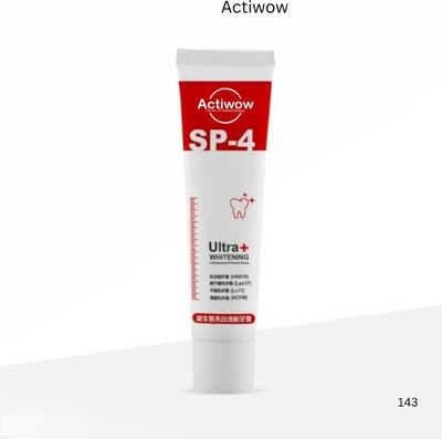 ACTIWOW SP4 Ultra Fresh Herbal Charcoal Blend Toothpaste(50 g)