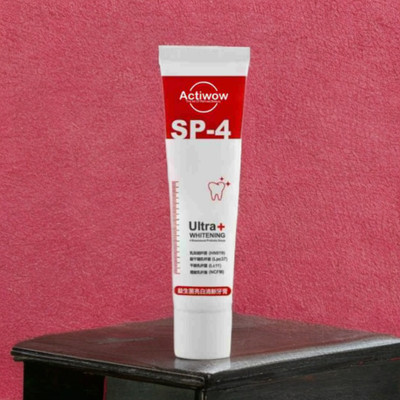 ACTIWOW SP4 Teeth Whitening Toothpaste for White Teeth and Fresh Breath with Mint Flavor Toothpaste(40 g)