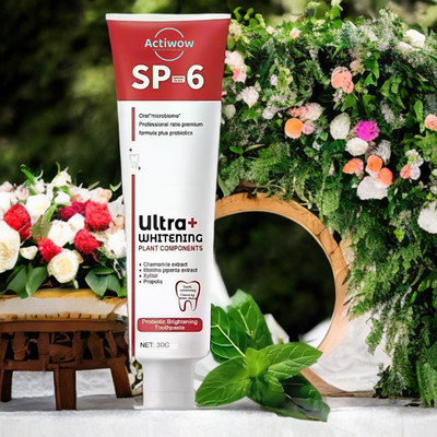 ACTIWOW SP 6 Ultra Whitening Toothpaste with Fresh Lemon Flavor Toothpaste(40 g)