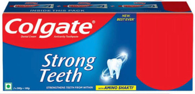 Colgate STRONG TEETH TOOTHPASTE (PACK OF 1) 300G Toothpaste(300 g)