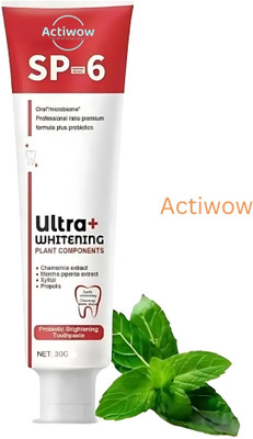 ACTIWOW SP6 Whitening Toothpaste for Fresh Breath & Gum Care A01 Toothpaste(40 g)