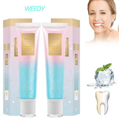 WEEDY Niacinamide Whitening Toothpaste for Bright Teeth and Anti-Cavity Protection Toothpaste(70 g, Pack of 2)