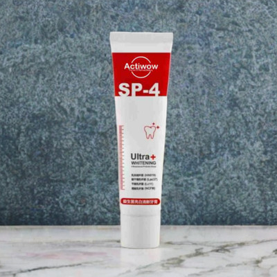 ACTIWOW SP4 Ultra Whitening Toothpaste for Whitening and Healthy Gums in Minty Freshness Toothpaste(40 g)