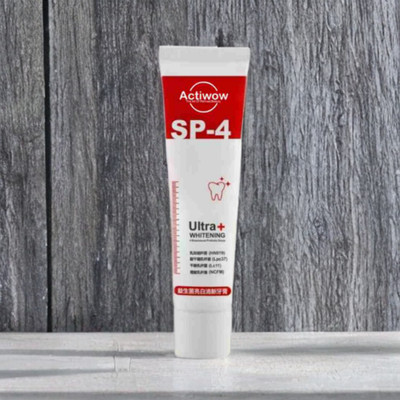 ACTIWOW SP4 Whitening Paste for Teeth Whitening and Minty Freshness Toothpaste(40 g)