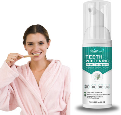 Phillauri Teeth Whitening and Mint Cold freshness Effect Toothpaste(60 ml)