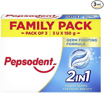 PEPSODENT 2-in-1 Cavity Protection Toothpaste 150 g (Pack of 3N) Toothpaste(450 g)