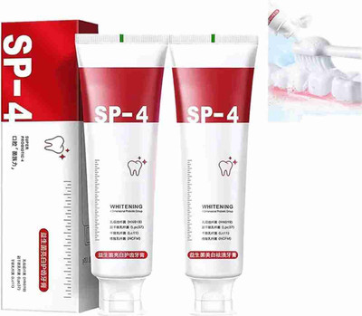 Dyegim Sp4 Ultra whitening Probiotic toothpaste (60g) Toothpaste(60 g, Pack of 2)
