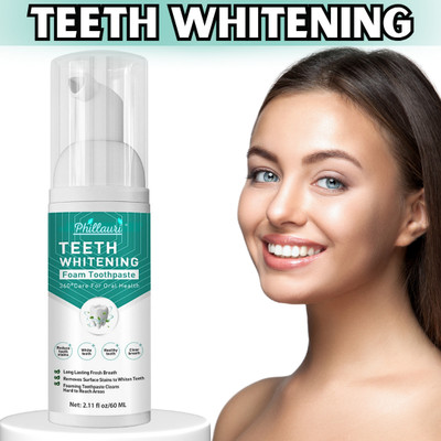 Phillauri Stain Removal -Teeth Whitening Foam To Deeply Cleaning Gums Toothpaste(60 ml)