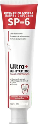 Trendy Trotters SP 6 Intensive Teeth Ultra Whitening Bamboo Charcoal Toothpaste(30 g)