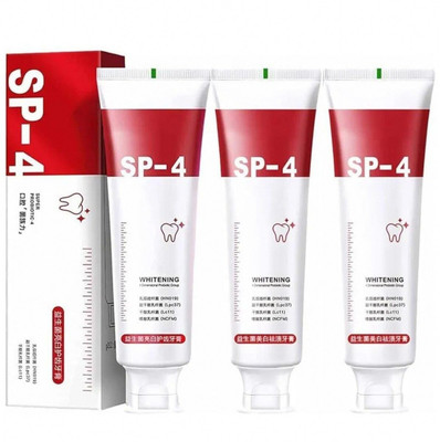 kHUDAt SP4: SP4: The Whitening Solution Toothpaste(30 g, Pack of 3)