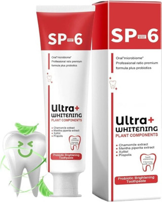 SIYDHA Sp 6 Probiotic Ultra Whitening Toothpaste For Cavity Teeth Whitening Brightening Toothpaste(30 g)