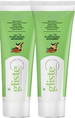 MAHA Glister Multi-Action Herbal Toothpaste, Refreshing Flavour Toothpaste(50 g, Pack of 2)