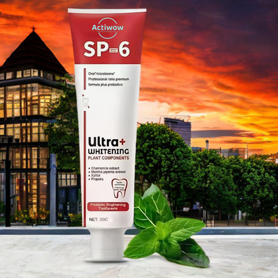 ACTIWOW SP 6 Ultra Whitening Toothpaste with Fresh Citrus Flavor Toothpaste(40 g)