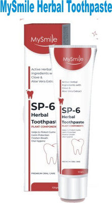 Mysmile SP 6 Ultra Brightening Toothpaste Advanced Whitening for strain removal (100gm) Toothpaste(100 g)