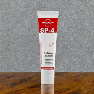 ACTIWOW SP4 Teeth Whitening Toothpaste for Whitening and Fresh Breath with Mint Toothpaste(40 g)