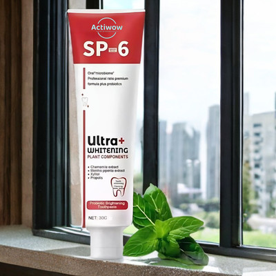 ACTIWOW SP 6 Whitening Toothpaste with Probiotic Action for Fresh Mouth Toothpaste(40 g)
